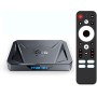 Android TV Box 14.0, X96Q Pro+ con 2GB RAM 16GB ROM Bluetooth 5.0 y 2 Puertos USB 6K/8K Resolución HD Soporte 2.4 GHz/5 GHz WiFi