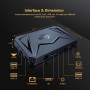Android TV Box 14.0, X96Q Pro+ con 2GB RAM 16GB ROM Bluetooth 5.0 y 2 Puertos USB 6K/8K Resolución HD Soporte 2.4 GHz/5 GHz WiFi