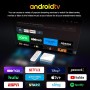 Android 14.0 TV Box, Caja de TV 4K Ultra HD con HDR10+, Quad Core Arm Cortex A53, 2GB RAM + 16GB ROM, WiFi 6 Doble Banda 2.4G &