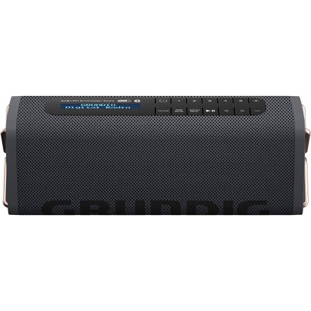 Grundig GBT Club Black - Altavoz Bluetooth, Soundbox, Bass, 20 W RMS de Potencia de Salida Total, Alcance de hasta 20 Metros,