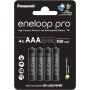 eneloop Pro, Pilas Recargables AA/Mignon, Paquete de 4, Capacidad de mín. 2500 mAh, Pilas Ni-MH, Listas para Usar, Recargables