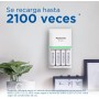 eneloop, Pilas Recargables AAA/Micro, Paquete de 8, Capacidad de mín. 800 mAh, Pilas Ni-MH, Listas para Usar, Recargables hasta