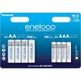 eneloop, Pilas Recargables AAA/Micro, Paquete de 8, Capacidad de mín. 800 mAh, Pilas Ni-MH, Listas para Usar, Recargables hasta