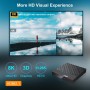 TUREWELL Android TV Box, Android 9.0 TV Box Amlogic S905X3 Quad-Core Cortex-A55 4GB RAM 32GB ROM Android Box with 8K BT4.0