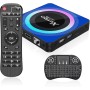 Android 13.0 TV Box 4GB RAM 32GB ROM, Box TV Android con RK3528 Quad-Core 64bit Cortex-A53 Chip, 8K UHD Videos, 2.4G/5G Dual