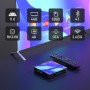 WEILY Android 11.0 TV Box, Smart Box 4GB RAM 32GB ROM RK3318 Quad-Core 64bit Cortex-A53, Box Android TV 4k Soporte 2.4GHz/ 5GHz