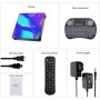 WEILY Android 11.0 TV Box, Smart Box 4GB RAM 32GB ROM RK3318 Quad-Core 64bit Cortex-A53, Box Android TV 4k Soporte 2.4GHz/ 5GHz
