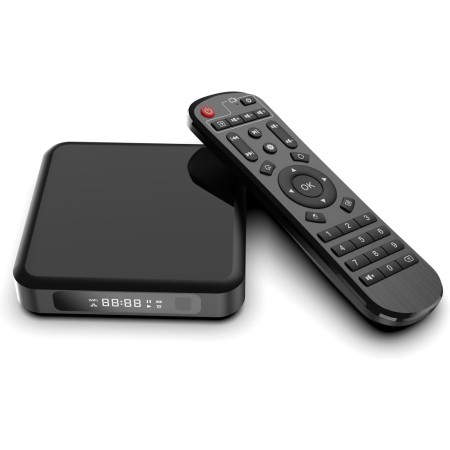Android TV Box 12.0, ADDCOLOR x8plus h618 4GB + 64GB IR admite 2.4GHz / 5ghz WiFi 6 Bluetooth 4k / 6k búsqueda de Voz Android TV
