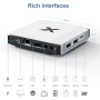 Android TV Box 4GB RAM 32GB ROM Quad 4-Core, Compatible Con Videos 3D 4K UHD H.265, 2.4G/5G WiFi Doble Banda, Bluetooth 5.0,