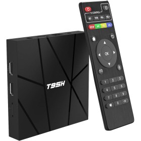 Android 10.0 TV Box, 2GB RAM 16GB ROM Smart TV Box, Allwinner H616 Quad-Core 6K TV Box, H.265, 3D, 2.4G WiFi, 10 / 100M Ethernet