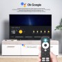 Android TV Box 11.0, MECOOL KM7 Plus Smart TV Box 4K HDR 2GB 16GB Soporte 2.4G/5.0G/BT 5.0/AV1 GTV Reproductor Multimedia de