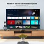 Android TV Box 11.0, MECOOL KM7 Plus Smart TV Box 4K HDR 2GB 16GB Soporte 2.4G/5.0G/BT 5.0/AV1 GTV Reproductor Multimedia de