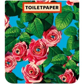Samsung Galaxy Official TOILETPAPER - Tarjeta de Contenido para Z Flip5 FlipSuit Case con diseño de Rosas con Ojos, Color Rojo