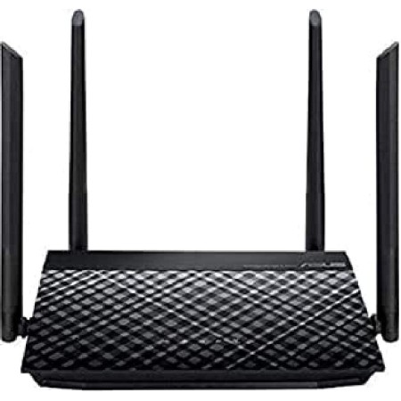 ASUS RT-N12E - Router inalámbrico N300 (modo punto de acceso/repetidor), negro
