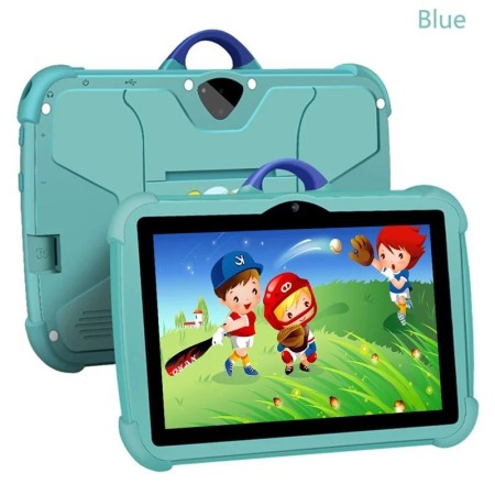 Nuevo patrón de dibujos animados tableta para niños 7 pulgadas Quad Co