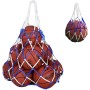 Pumuky Lote de 2 Redes de Pelota, Bolsa de Malla de Globo, Puede Contener 10-15 Bolas, Bolsa de Nailon Reutilizable con cordón