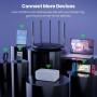Tenda AC8 - Router WiFi AC1200, Doble Banda (5GHz/2.4GHz), WiFi Router Inalámbrico, Modo Punto de Acceso, 4 * 6dBi Antenas