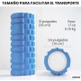 unycos - Rodillo para Masajes Musculares33x14 cmCilindro de Espuma Dura para Fitness, Terapia con Foam Roller | Herramienta de