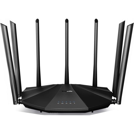 Tenda AC6 Router Inalámbrico Inteligente de Doble Banda (AC1200, 4 Puertos Megabit, WiFi Inteligente, Ahorro de Energía, 4x 5dBi