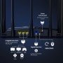 Tenda AC6 Router Inalámbrico Inteligente de Doble Banda (AC1200, 4 Puertos Megabit, WiFi Inteligente, Ahorro de Energía, 4x 5dBi