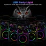 SUPNIU Altavoces Bluetooth, Altavoz Bluetooth inalámbrico portátil de 15 W para Fiestas en casa al Aire Libre con subwoofer,