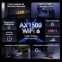 Tenda RX2L Pro - AX1500 Router WiFi 6, Doble Banda 2.4GHz/5GHz, 4 Puertos Gigabit, 5 Antenas de 6dBi, Refrigeración Vertical,