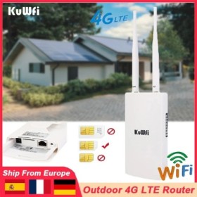 KuWfi-enrutador CAT4 4G LTE de 300Mbps, enrutador WiFi inalámbrico imp