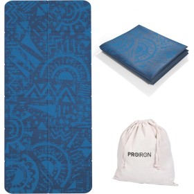 PROIRON Esterilla Yoga Plegable, Colchoneta de Yoga PVC Antideslizante 2MM de Grosor Fácil de Doblar para Fitness Yoga Ejercicio