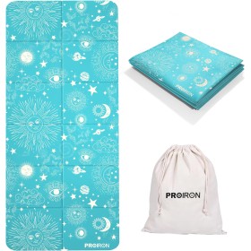 PROIRON Esterilla Yoga Plegable, Colchoneta de Yoga PVC Antideslizante 2MM de Grosor Fácil de Doblar para Fitness Yoga Ejercicio