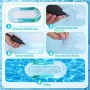 USHOP Colchoneta Piscina Adultos,Flotador para Piscina,Flotador Adulto Piscina,Colchoneta Hinchable para Piscina,con bolsa
