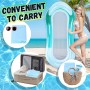 USHOP Colchoneta Piscina Adultos,Flotador para Piscina,Flotador Adulto Piscina,Colchoneta Hinchable para Piscina,con bolsa