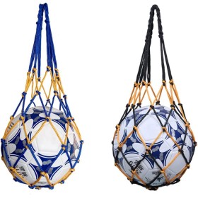 TENGYIF 2 Pcs Bolso de Red para Baloncesto, Fútbol y Voleibol - Bolsa de Malla Portátil para Pelotas Deportivas - Adecuada para