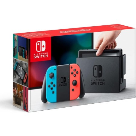 Nintendo Switch - Consola color Azul Neón/Rojo Neón