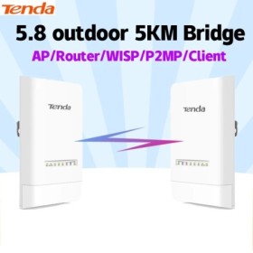 Tenda OS3 5KM 5GHz 867Mbps exterior CPE inalámbrico 5G WiFi repetidor 