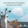 Tenda OS3 5KM 5GHz 867Mbps exterior CPE inalámbrico 5G WiFi repetidor 