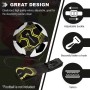 Surpop Cinturón de cintura ajustable Entrenador de fútbol/voleibol/rugby - Ayuda de entrenamiento de práctica en solitario para