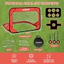 YIMORE Porteria Futbol Niños Plegable, 4 Modos Pop Up Porterias de Futbol para Niños 120 * 80 * 80cm, Porterias de Futbol para