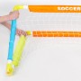 ColorBaby Fun Area! Portería de fútbol Plegable, Incluye balón de fútbol, 4 piquetas Anclaje e hinchador, Tamaño 100x60x60 cm,