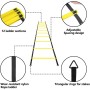 Gvolatee Accesorios de Entrenamiento de fútbol Escalera de coordinación Escalera de Entrenamiento, escaleras de coordinación con