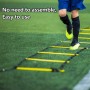Gvolatee Accesorios de Entrenamiento de fútbol Escalera de coordinación Escalera de Entrenamiento, escaleras de coordinación con