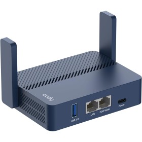 Cudy Router de Viaje Wi-Fi 6 Gigabit tamaño Bolsillo AX3000, Puerto Ethernet RJ45 de 2,5 Gbps, Extensor/repetidor para Hotel y