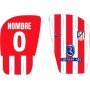 Espinilleras Personalizadas Futbol de tu Equipo Favorito para niños y Adultos con Nombre y Dorsal .Regalos Equipos de Futbol