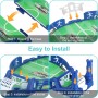 Juego de Mesa de Fútbol con 6 Balones, Juego de Mesa de Fútbol, Futbolines para Niños Juguete Interactivo, Mini Juego De Fútbol