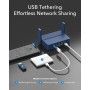 Cudy Router de Viaje Wi-Fi 6 Gigabit tamaño Bolsillo AX3000, Puerto Ethernet RJ45 de 2,5 Gbps, Extensor/repetidor para Hotel y