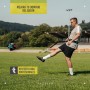 Racetex Entrenador de fútbol con cuerda [longitud ajustable] – El dispositivo de entrenamiento perfecto para futbolistas –