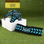Racetex Entrenador de fútbol con cuerda [longitud ajustable] – El dispositivo de entrenamiento perfecto para futbolistas –