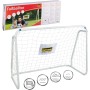 Idena 40099 - Portería de fútbol de metal con red, a partir de 6 años, aprox. 124 x 96 x 61 cm, de rápido montaje, ideal para