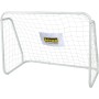 Idena 40099 - Portería de fútbol de metal con red, a partir de 6 años, aprox. 124 x 96 x 61 cm, de rápido montaje, ideal para