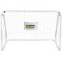 Idena 40099 - Portería de fútbol de metal con red, a partir de 6 años, aprox. 124 x 96 x 61 cm, de rápido montaje, ideal para
