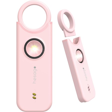 SnapSiren: Alarma Personal de Seguridad para Mujer y Hombre - Dispositivo de Defensa Portátil - Sirena de 135 dB y Luz